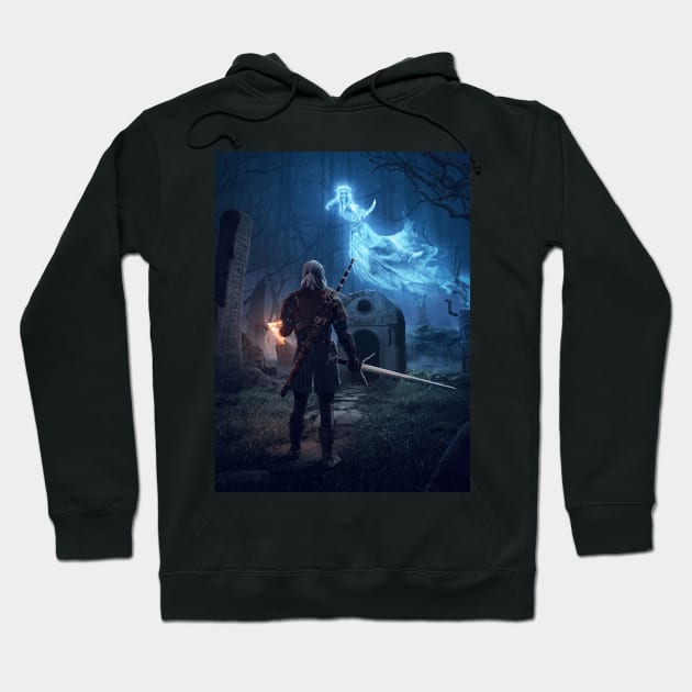 Witcher Hoodie by Enki Art